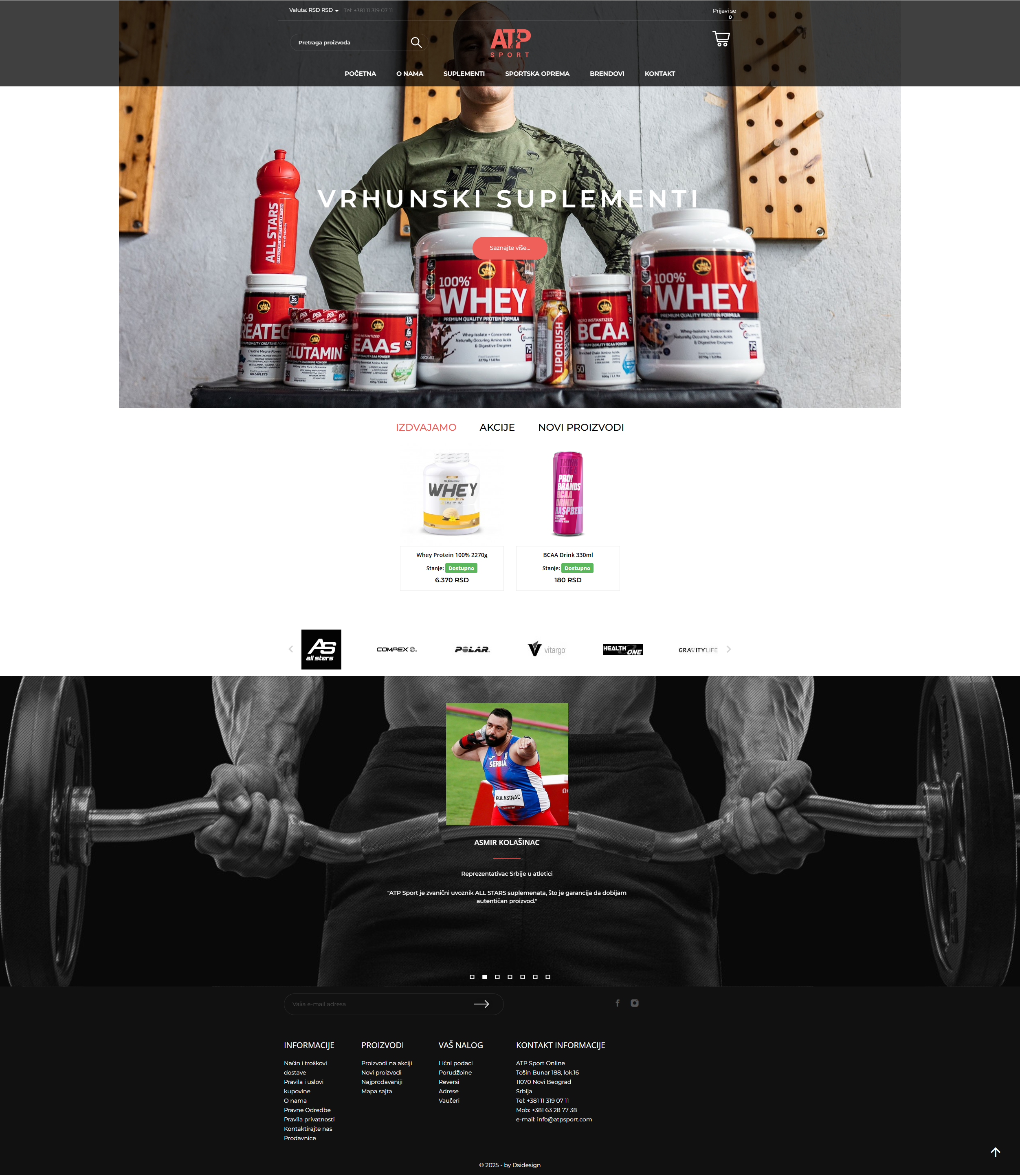 ATP Sport stari sajt (PrestaShop)
