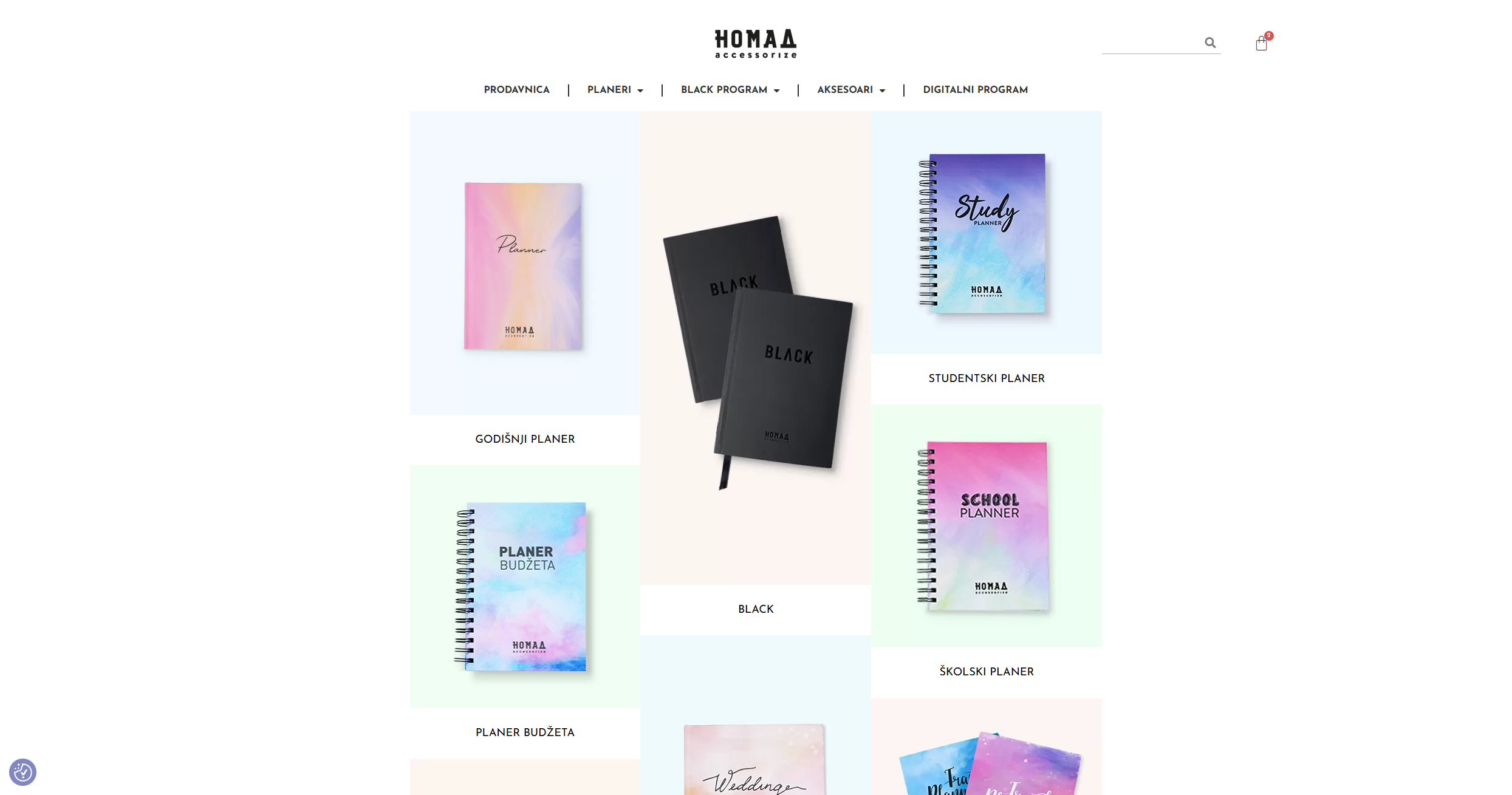 Nomad Accessorize stari sajt