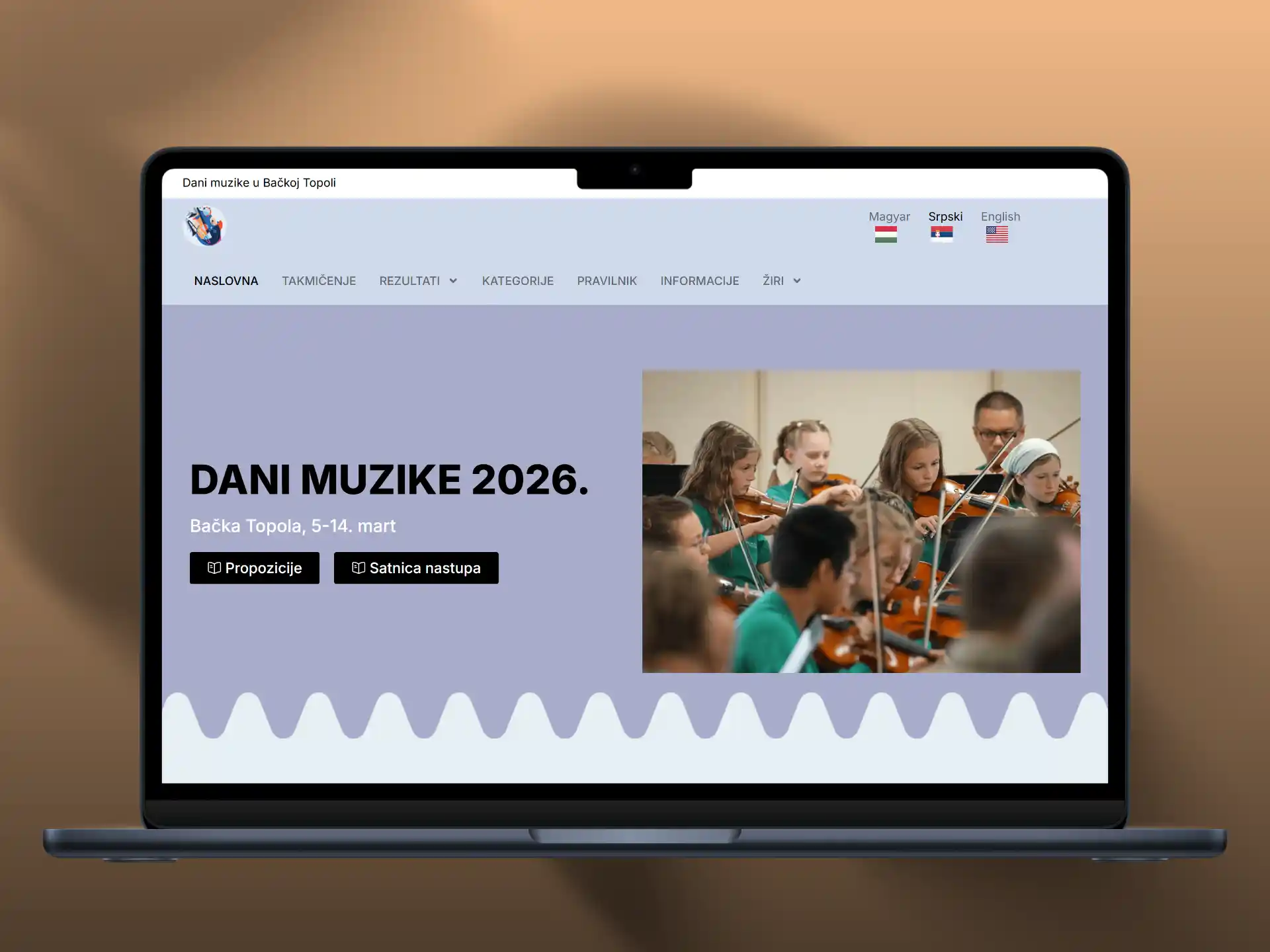 Sajt za Dani Muzike