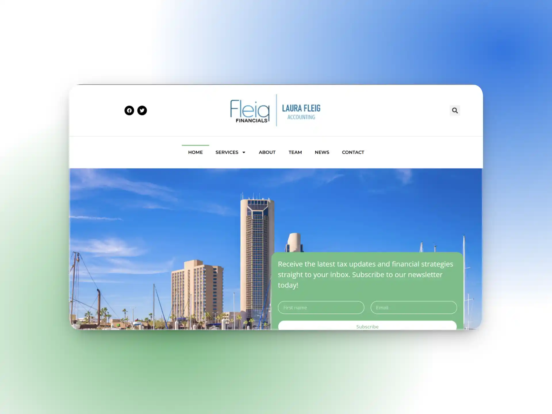 Sajt za Fleig Financials