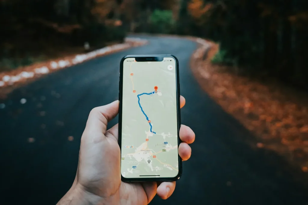 Google Business profil firme prikazan na Google mapi na telefonu